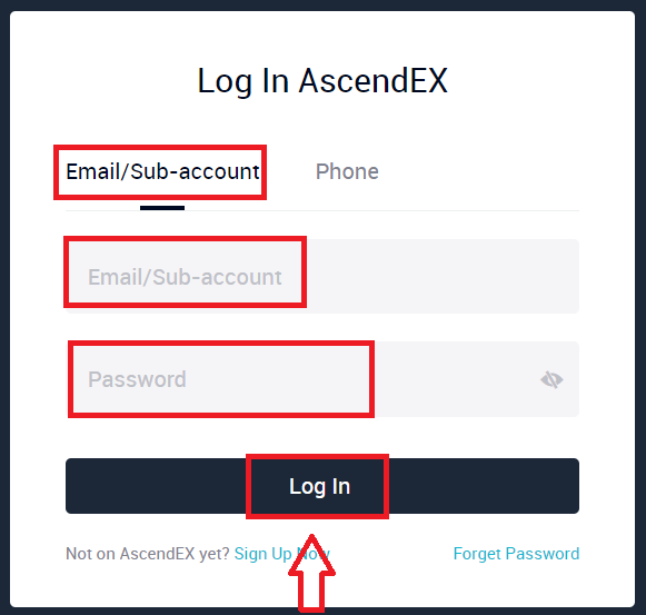 アカウントを開設して AscendEX にサインインする方法